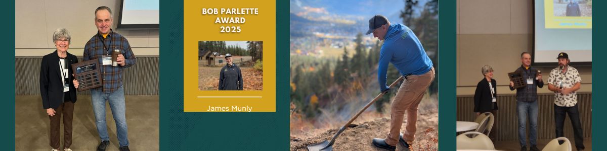 Congratulations to James Munly, recipient of the 2025 Bob Parlette Award for outstanding service